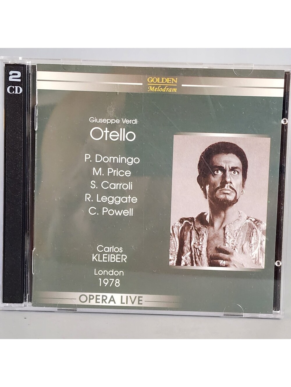 Verdi Otello 2 CD Live 1978 Carlos Kleiber Domingo Price Golden Melodram Opera